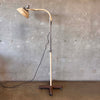 1950s Castle Sybron Medical Rolling Floor Surgery Lamp