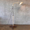 1950s Castle Sybron Medical Rolling Floor Surgery Lamp