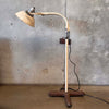 1950s Castle Sybron Medical Rolling Floor Surgery Lamp
