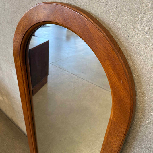 Wood Arch Wall Mirror