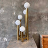 Mid Century Modern Table Lamp by Robert Sonneman in Brass Finish w/ Dimmer Switch