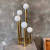 Mid Century Modern Table Lamp by Robert Sonneman in Brass Finish w/ Dimmer Switch