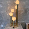 Mid Century Modern Table Lamp by Robert Sonneman in Brass Finish w/ Dimmer Switch