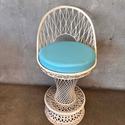 Mid Century Modern Spun Fiberglass High Chair by Russel Woodard