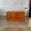 Teak Tambour Credenza by Kibaek Mobelfabrik - Made in Denmark