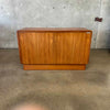 Teak Tambour Credenza by Kibaek Mobelfabrik - Made in Denmark