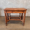 Antique Oak Library/Writing Table