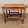 Antique Oak Library/Writing Table