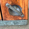 WWII Era Liberty Ship Hatch Heavy Wood w/ Steel Straps, Handles, & Steel Rod