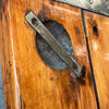 WWII Era Liberty Ship Hatch Heavy Wood w/ Steel Straps, Handles, & Steel Rod