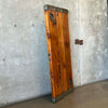 WWII Era Liberty Ship Hatch Heavy Wood w/ Steel Straps, Handles, & Steel Rod