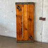WWII Era Liberty Ship Hatch Heavy Wood w/ Steel Straps, Handles, & Steel Rod