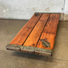 WWII Era Liberty Ship Hatch Heavy Wood w/ Steel Straps, Handles, & Steel Rod