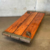 WWII Era Liberty Ship Hatch Heavy Wood w/ Steel Straps, Handles, & Steel Rod