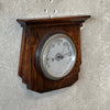 Vintage Barometer Mounted on Oak Plaque - British Made
