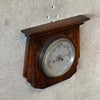 Vintage Barometer Mounted on Oak Plaque - British Made