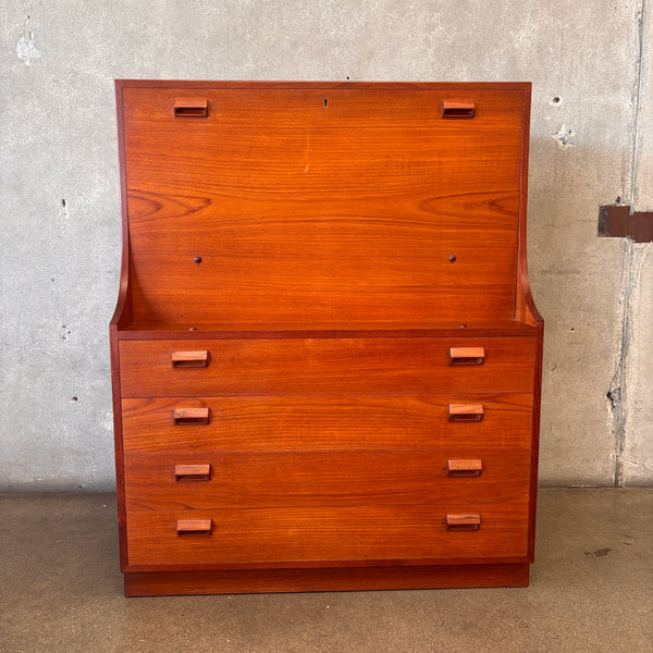 Borge Mogensen Teak Secretaire for Soborg Furniture Danish 1960's