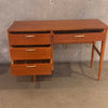 Mid Century Modern Vintage Bassett Walnut Desk