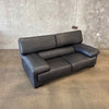Leather Sofa w/ Adjustable Headrest by Roche Bobois