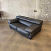 Leather Sofa w/ Adjustable Headrest by Roche Bobois