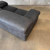 Leather Sofa w/ Adjustable Headrest by Roche Bobois