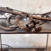 Vintage Woodard Wrought Iron Vine & Grapes Garden/Patio/Bar/Tea Cart