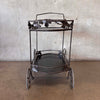 Vintage Woodard Wrought Iron Vine & Grapes Garden/Patio/Bar/Tea Cart