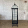 Iron & Glass Gothic Display Cabinet