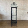 Iron & Glass Gothic Display Cabinet