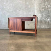 1950s Walnut Drop Leaf Sideboard/Bar Cabinet