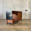1950s Walnut Drop Leaf Sideboard/Bar Cabinet