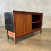 1950s Walnut Drop Leaf Sideboard/Bar Cabinet
