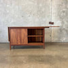 1950s Walnut Drop Leaf Sideboard/Bar Cabinet