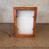 Vintage Homemade Wall Mounting Light - Includes French Cleat System