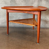 Poul Jensen For Selig Danish Teak Guitar Pic End Table