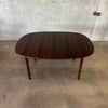 Rosewood Dining Table With Two Leaves By CJ Rosengaarden For P. Jeppsen