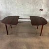 Rosewood Dining Table With Two Leaves By CJ Rosengaarden For P. Jeppsen