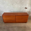 Mid Century Modern 8 Drawer Dresser Teak Wood by Westnofa of Norway