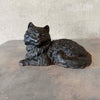 Antique Cast Iron Black Cat Door Stop
