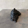 Antique Cast Iron Black Cat Door Stop