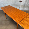 Danish Modern Extendable Teak Dining Table