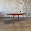 Danish Modern Extendable Teak Dining Table