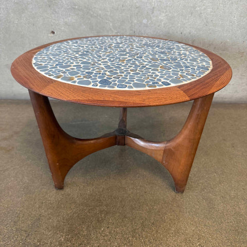 Lane★サークルテーブル★サイドテーブル1960'アンティークUSAアメリカ 1960's Lane Mosaic Side Table