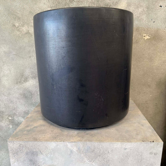Mid Century Modern Black Gainey Garden Pot