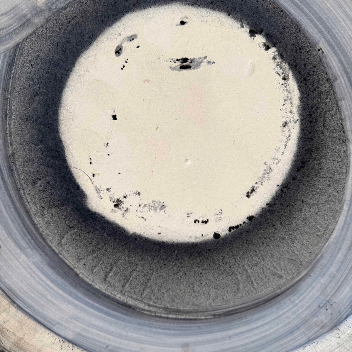 Mid Century Modern Black Gainey Garden Pot