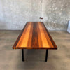 Milo Baughman For Directional Mixed Woods Dining Table