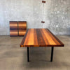Milo Baughman For Directional Mixed Woods Dining Table