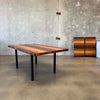 Milo Baughman For Directional Mixed Woods Dining Table