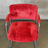 All Original 70's Steelcase Cantilever Chair In Burnt Orange