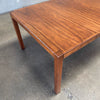 Mid Century Walnut Dining Table w/ Two (2) Leaves Extendable